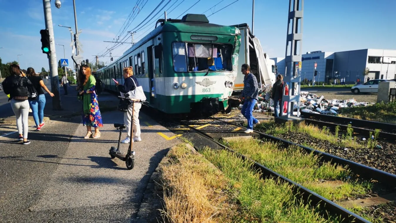 Baleset miatt nem közlekedik a H6-os hév