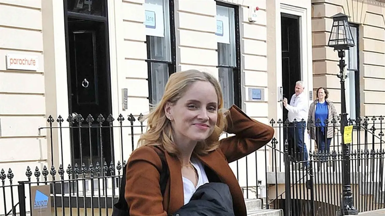 Actors Martin Compston and Sophie Rundle filming the  new BBC1 thriller The Nest in Glasgow, Scotland.