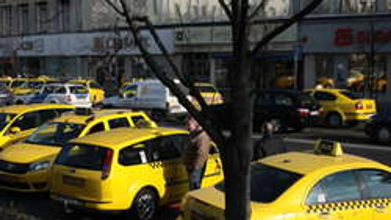 57 taxis, ha megfagy is kitart a Deák téren...