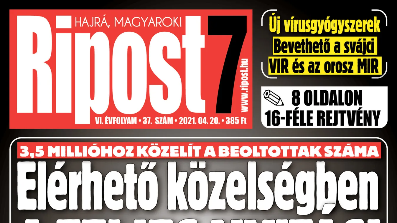 Megjelent a Ripost7 legújabb száma!