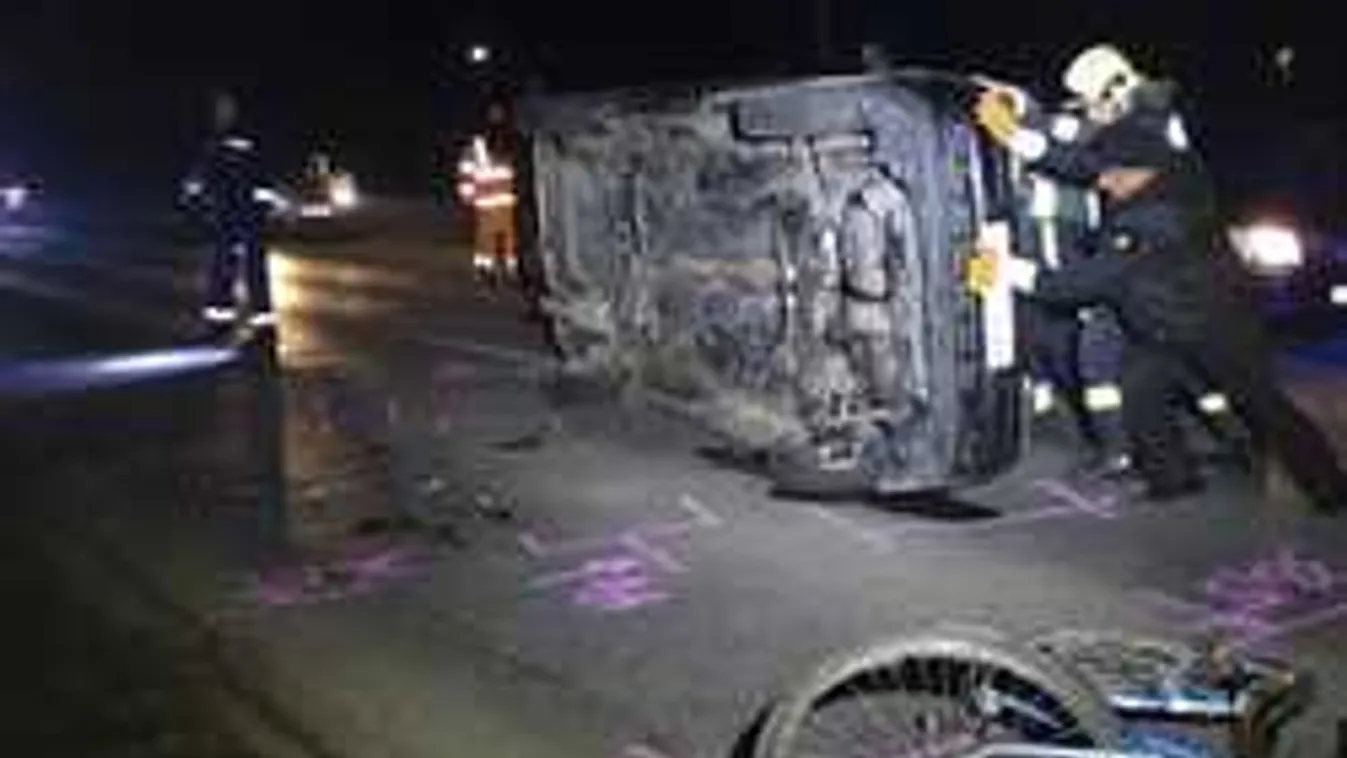 Megrázó kép érkezett a nagykőrösi balesetről: a biciklis a kocsi alá szorult