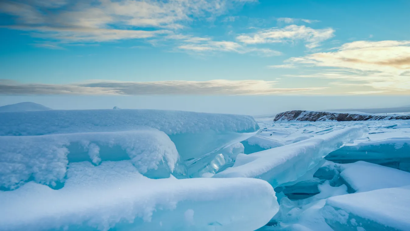 Lake Baikal in winter