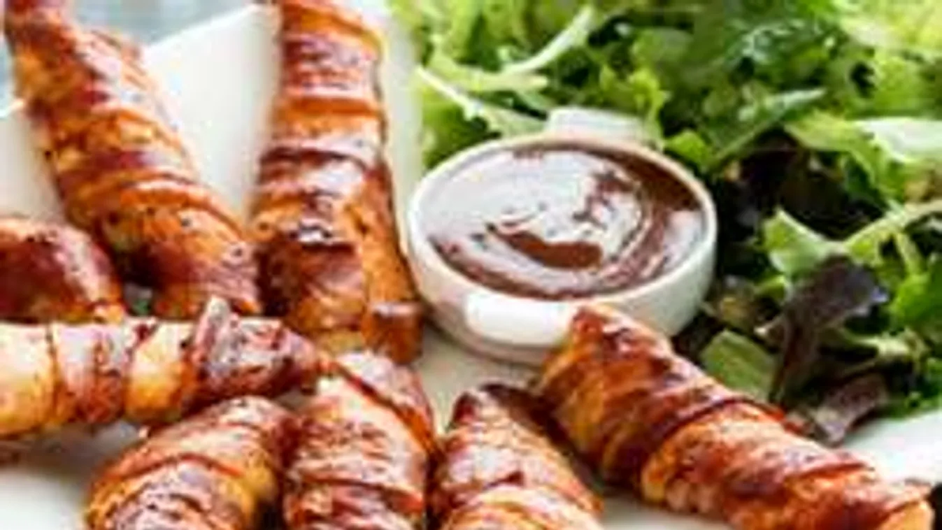 Diétázók kedvenc vacsorája: baconbundás csirkecsavart