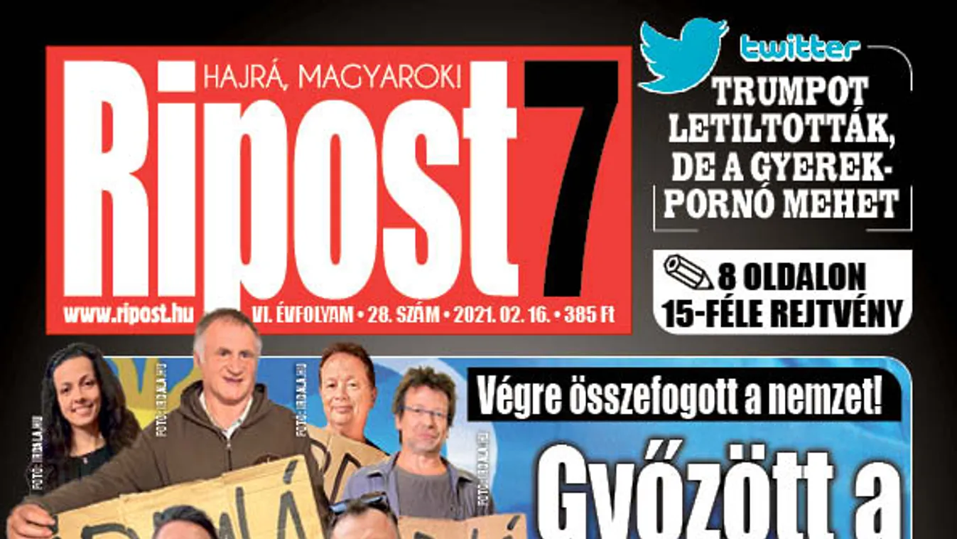 Megjelent a Ripost7 legújabb száma! Győzött a székely virtus, Európának lépnie kell