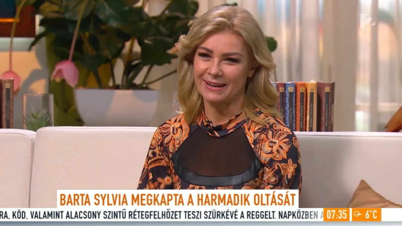 Barta Sylvia megkapta a harmadik védőoltást