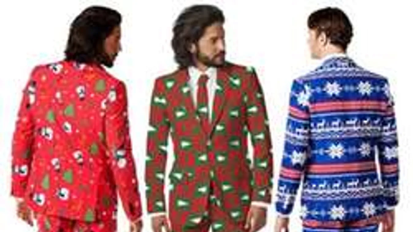 A ronda karácsonyi pulóverek helyett megjöttek a ronda öltönyök