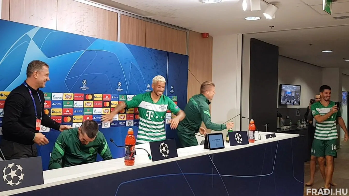 A kamera mindent vett, saját játékosai támadtak a Fradi edzőjére