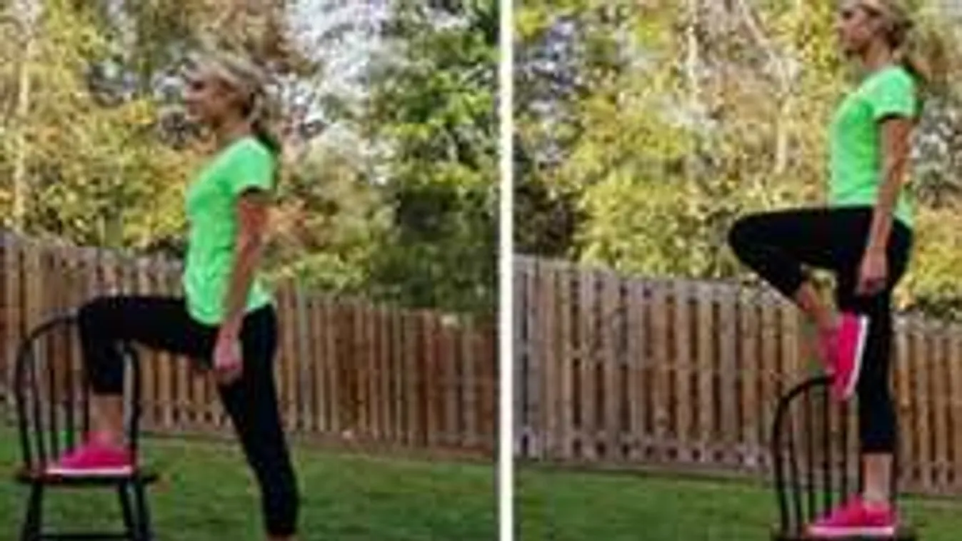 Spórold meg a kondibérletet, így tornázz otthon egy székkel