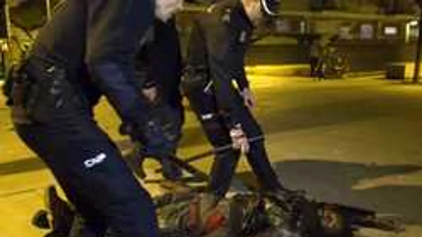 Migránslázadás tegnap este, összecsapás a rendőrökkel Madridban - videó