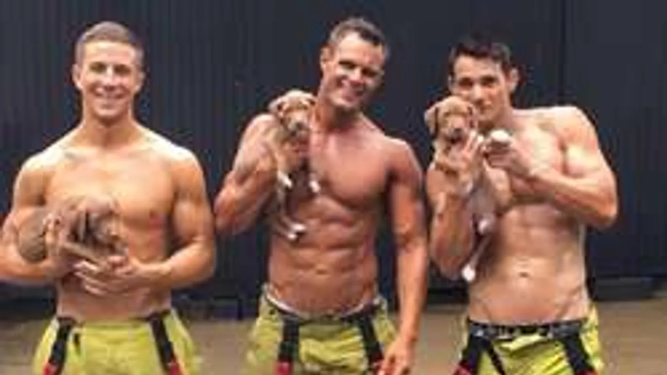 Észveszejtő fotók: Félmeztelenül mentenek életet a tűzoltók