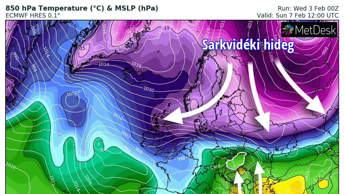 Hiába a csütörtöki tavasz, riasztó előrejelzés érkezett a hétvégi időjárásról