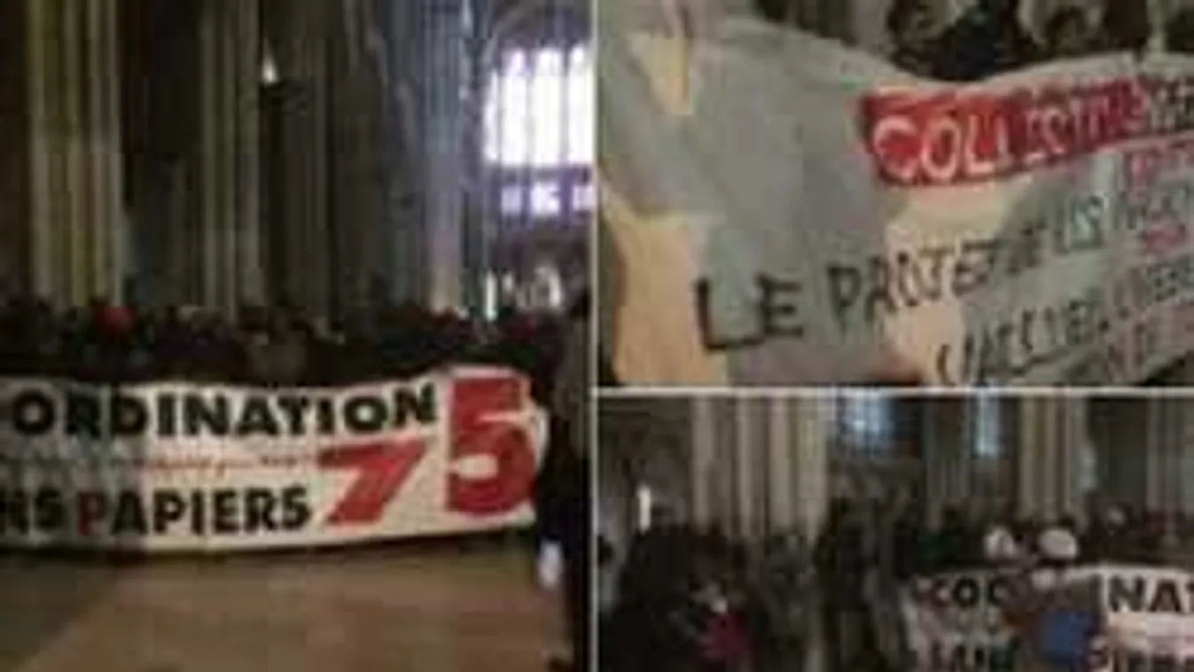 Templomot foglaltak el a migránsok és a francia "függetlenek"...