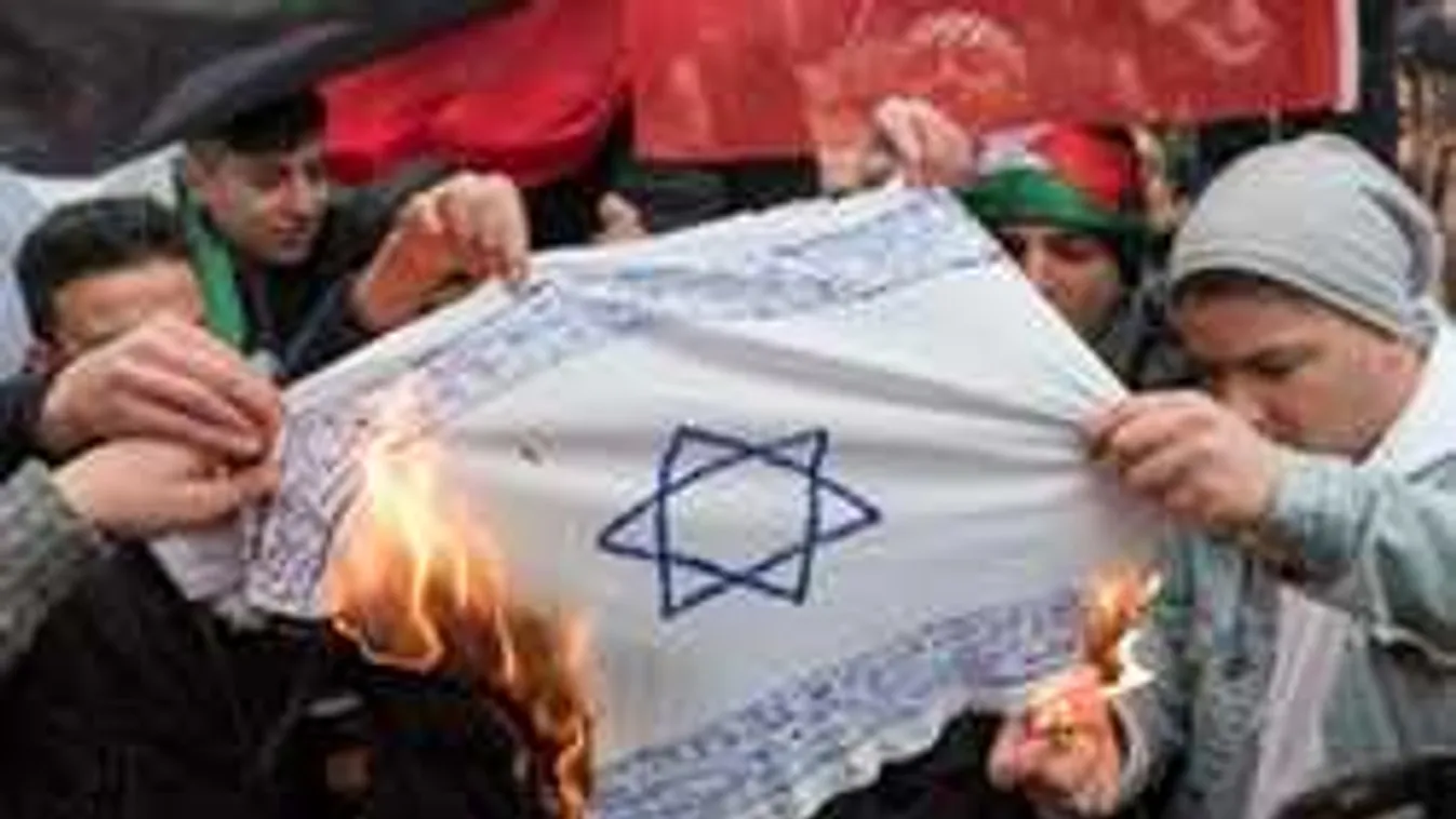 Rossz emlékek: izraeli zászlókat égetnek Németország nagyvárosaiban