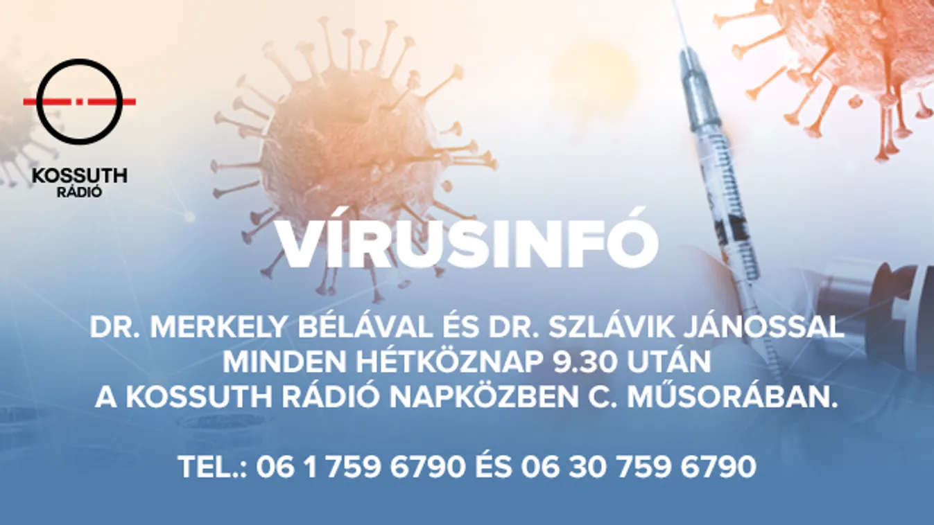 Vírusinfó: járványügyi szakértőktől kérdezhetnek a hallgatók