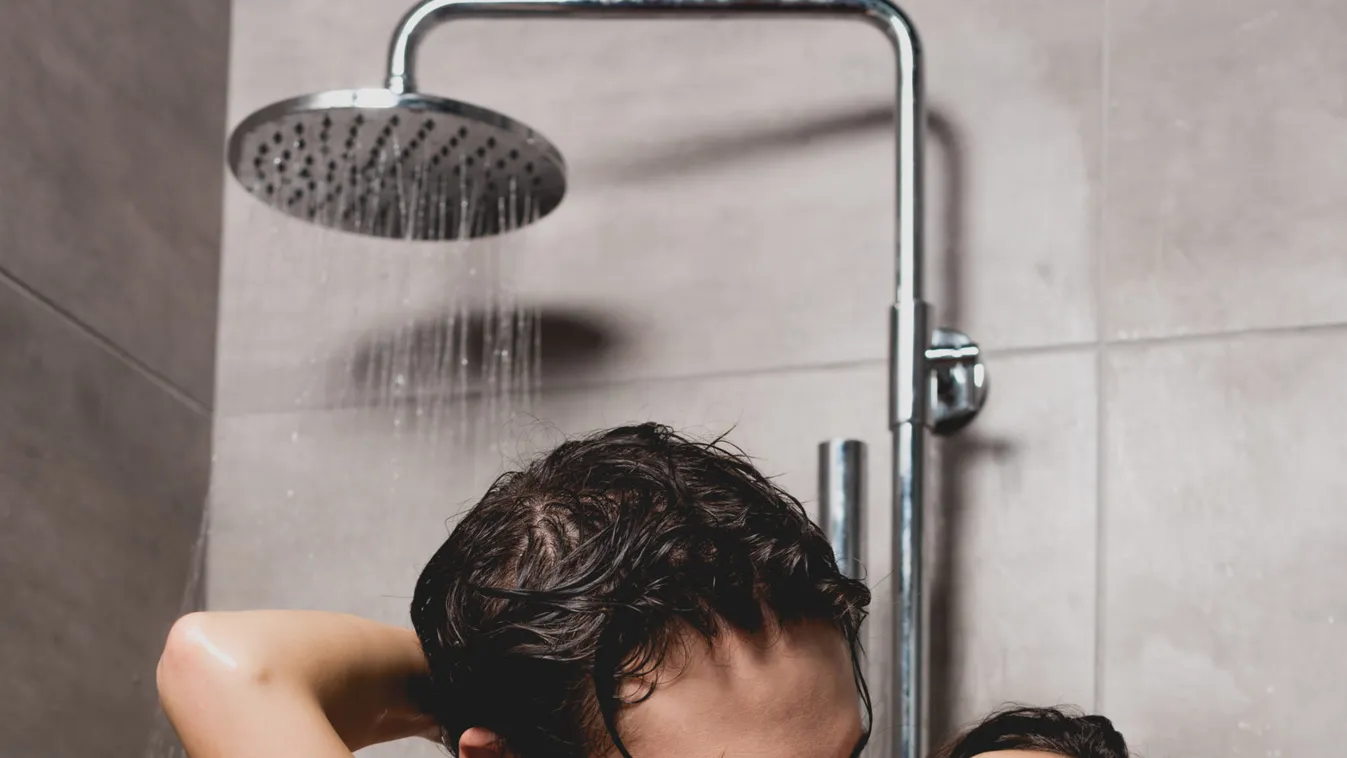 Passionate,Handsome,Man,And,Attractive,Woman,Hugging,In,Shower,Cabin