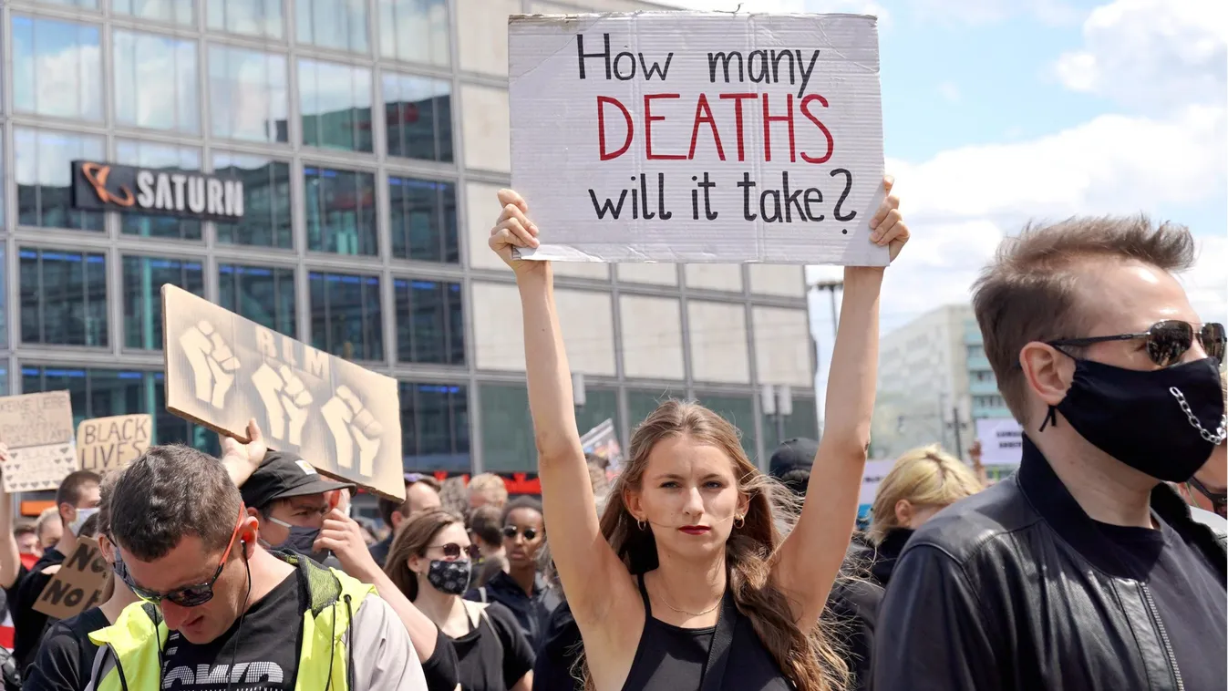 Black Lives Matter Demonstration In Berlin