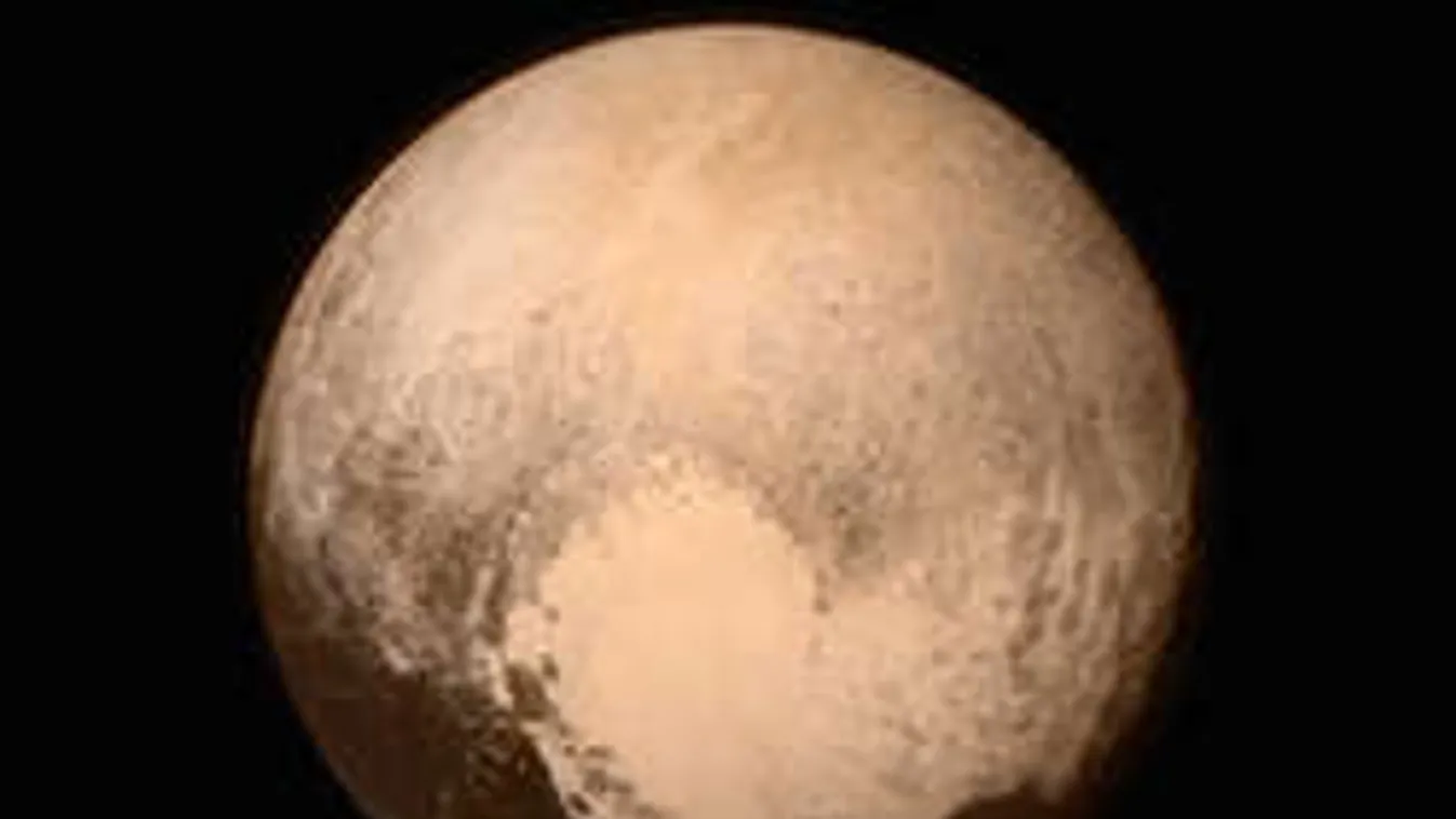 A NASA már tudja, a Plútó felénk fordította a szívét