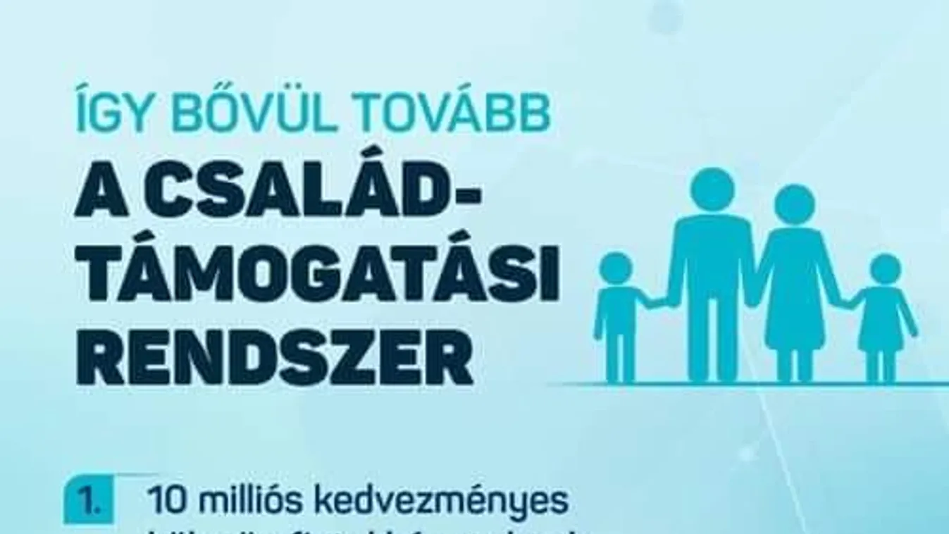 Nem számít a járvány, bővül a családtámogatások köre