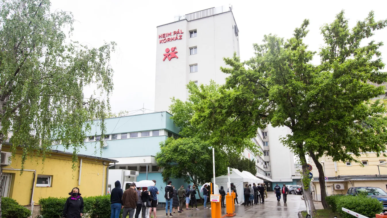 A Metropol stábja a Heim Pál Gyermekkórháznál kialakított oltóponton járt, ahol a 16-18 éveseket oltották