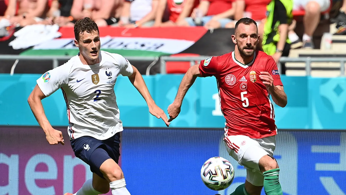 Fiola Attila (j) és a francia Benjamin Pavard