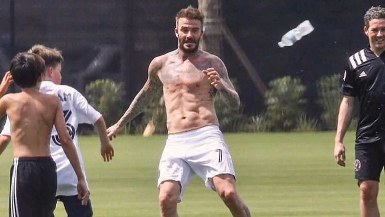 Magyar játékra kattant rá teljesen Beckham és a fia