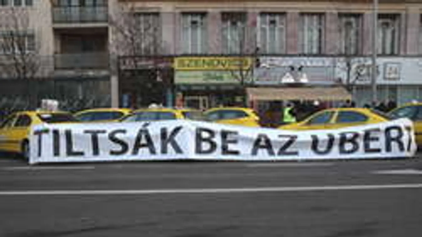Csütörtökön újra megbénítják a taxisok Budapestet!