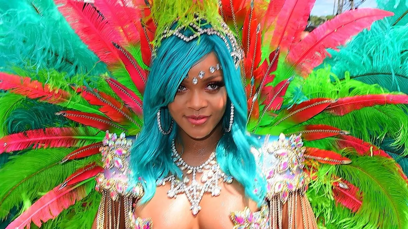 Rihanna Looks Extravagant as she Parties at Cropover Festival in Barbados