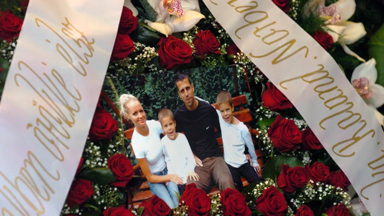 „Az apukájuk elképesztően büszke lenne rájuk” – ikerfiairól beszélt az elhunyt magyar focista özvegye