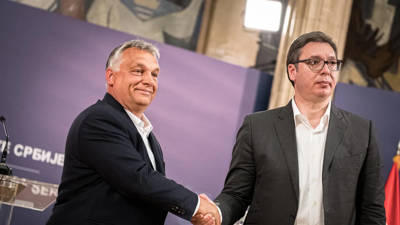 Orbán Viktor az éjszaka az elsők között gratulált Vucicnak