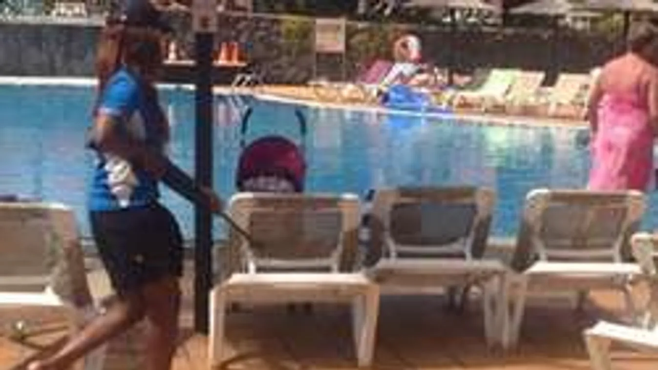 Gépfegyverrel hadonászó nő miatt tört ki pánik a hotelben!