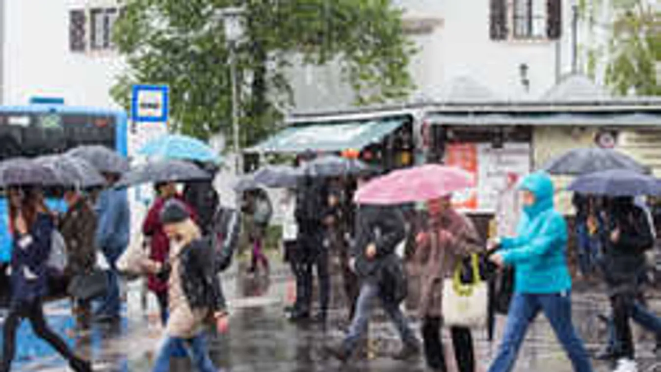 Egy ciklon érezteti hatását, lehangoló idővel indul a hét