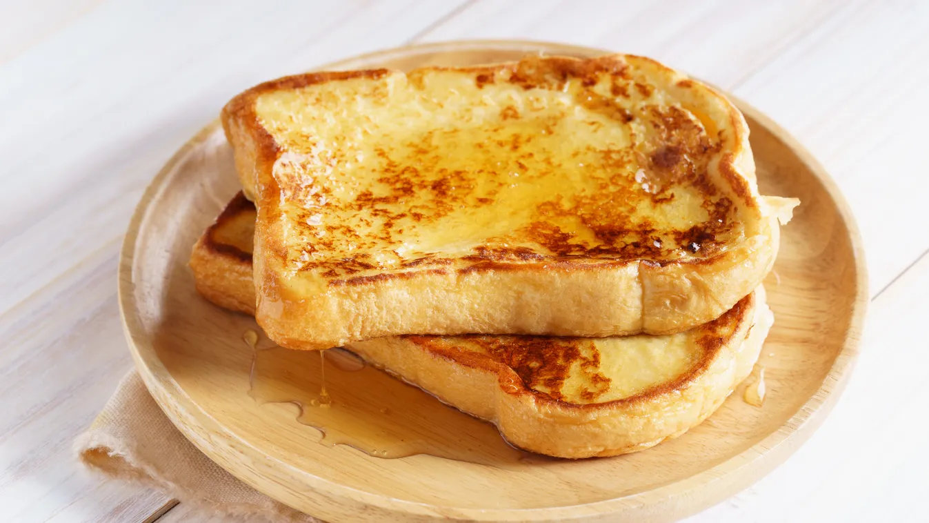 French,Toast,With,Honey,Syrup,On,Wooden,Plate