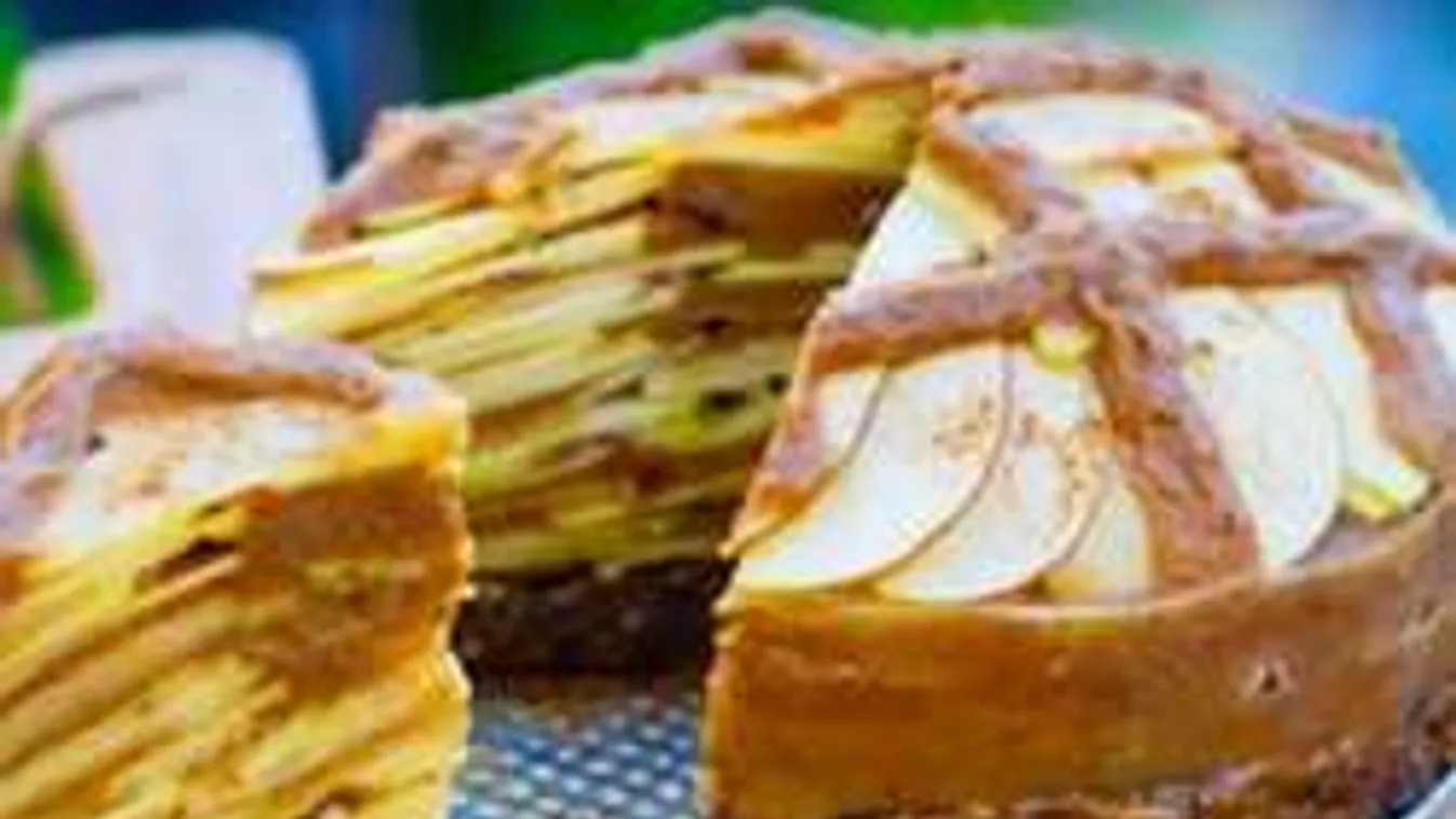 Diétás almatorta sütés nélkül