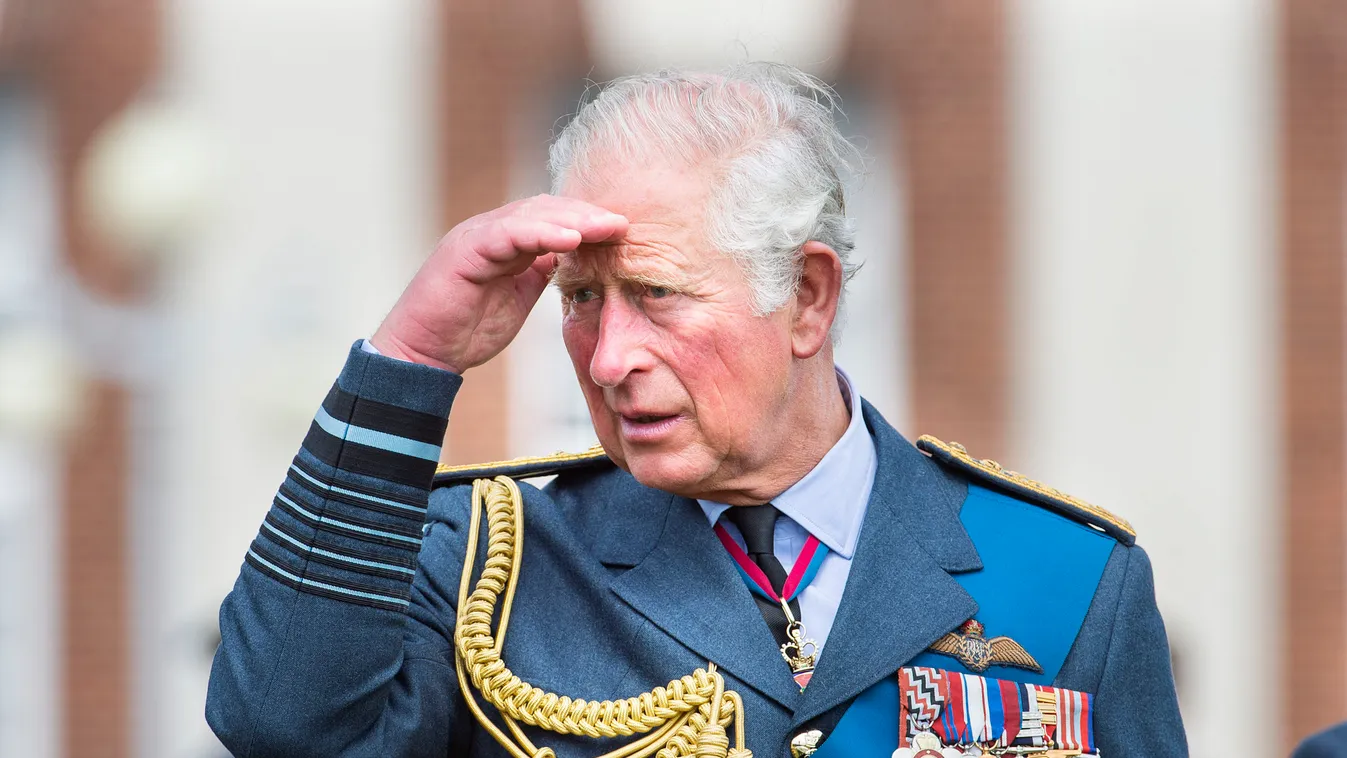 The Prince of Wales at  RAF College Cranwell