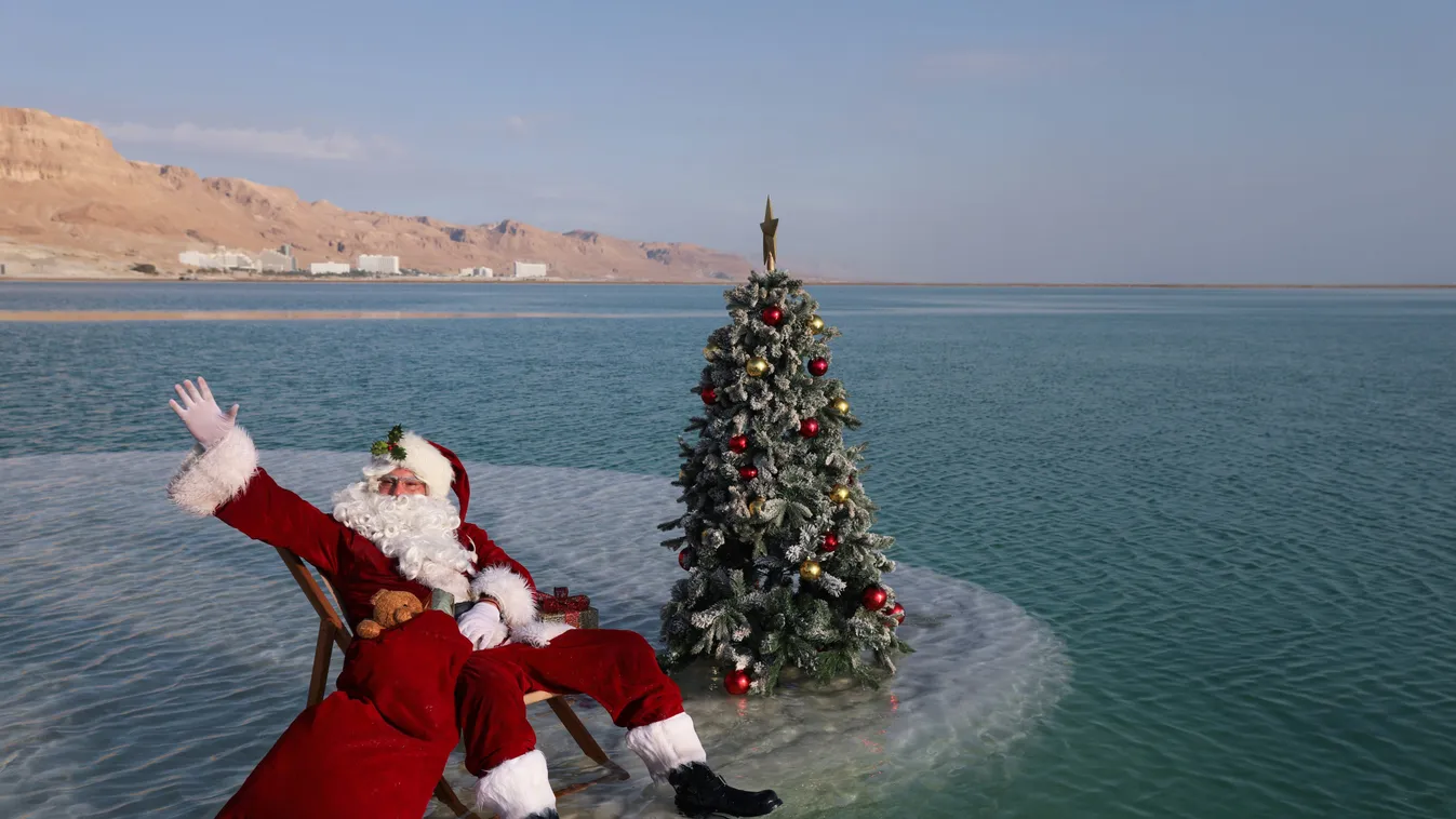 Vajon mit keresett a Mikulás a Holt-tengeren? – fotók