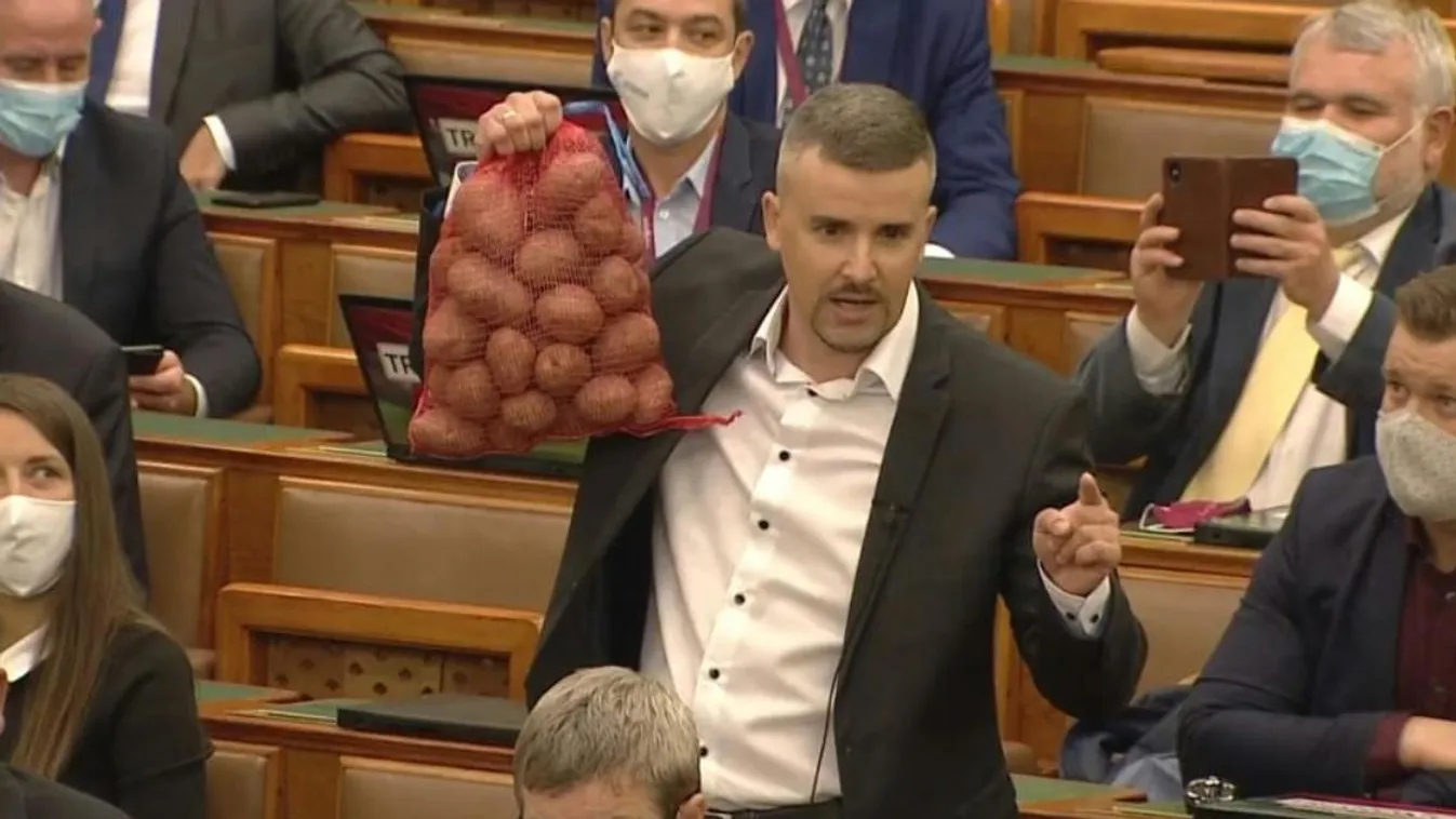 Paprikás lett ma a krumpli a parlamentben – videó