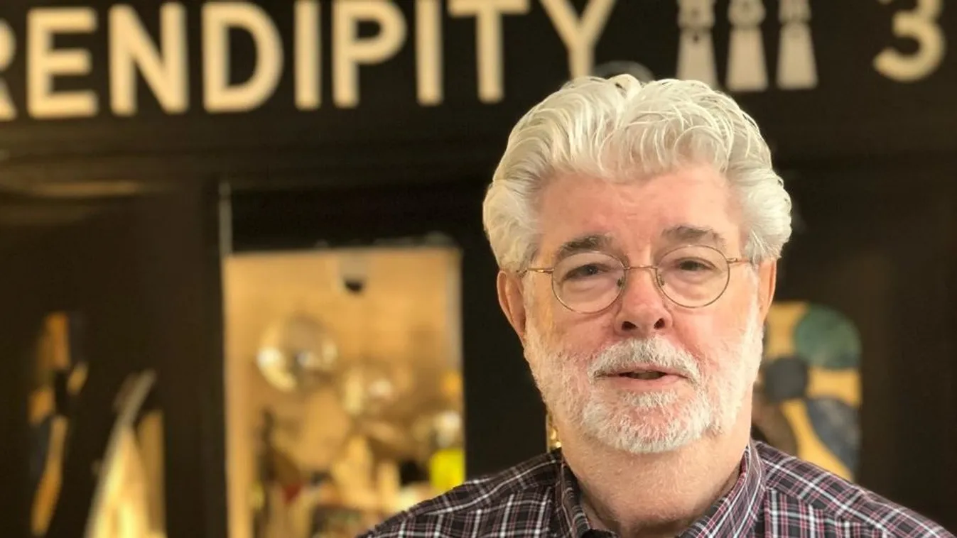 George Lucas visits Serendipity 3 in New York City