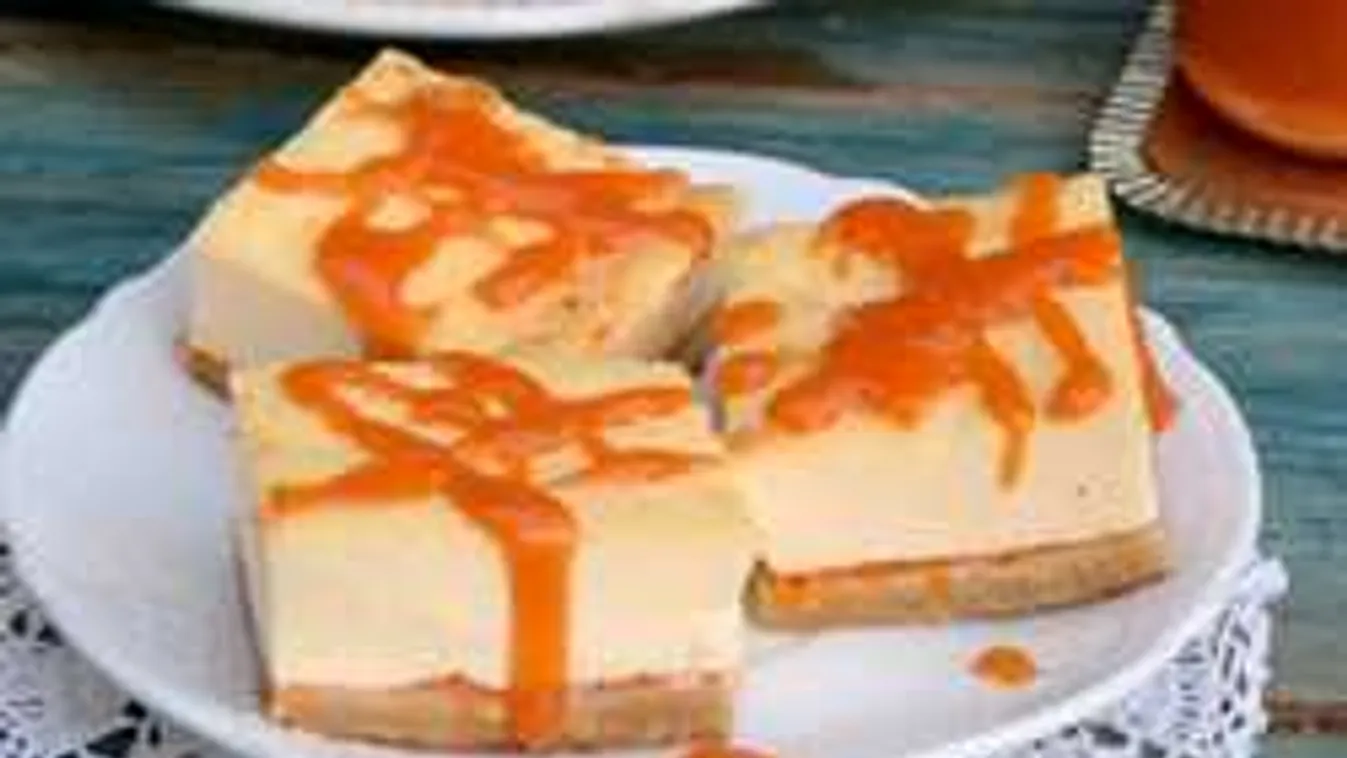 Itt a legújabb kedvenc: Csoda finom barackos túrótorta cukor nélkül