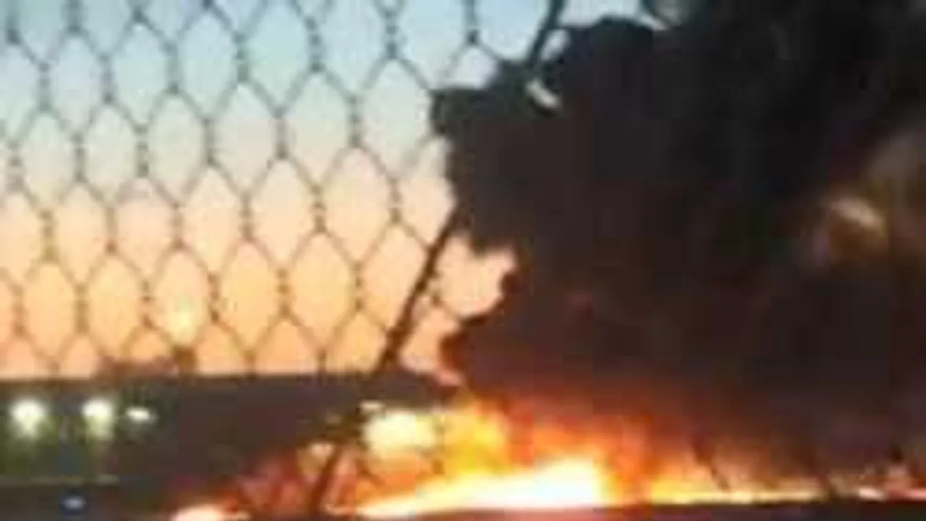 Horror baleset a reptéren, esély nem volt a túlélésre - videó