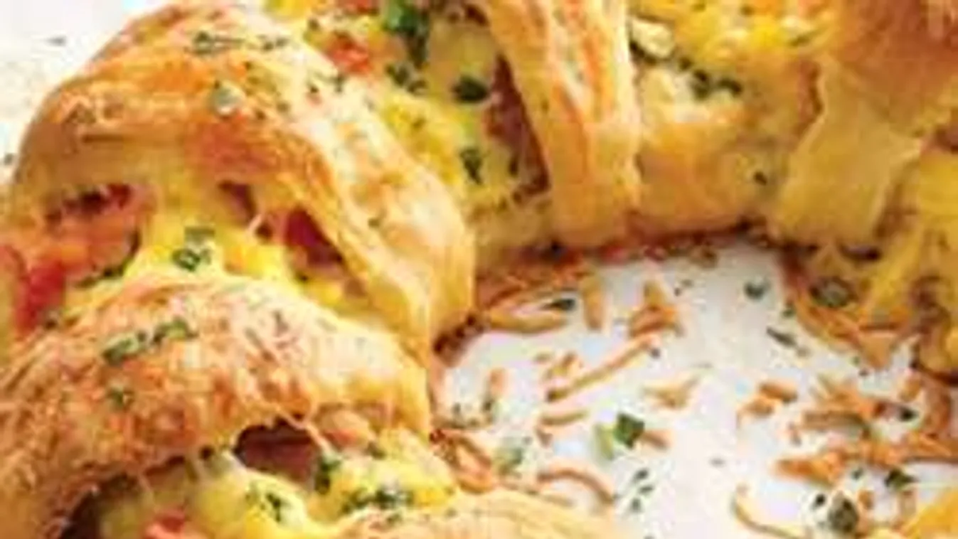 Bombasztikus reggeli: szalonnás sajtcsillag