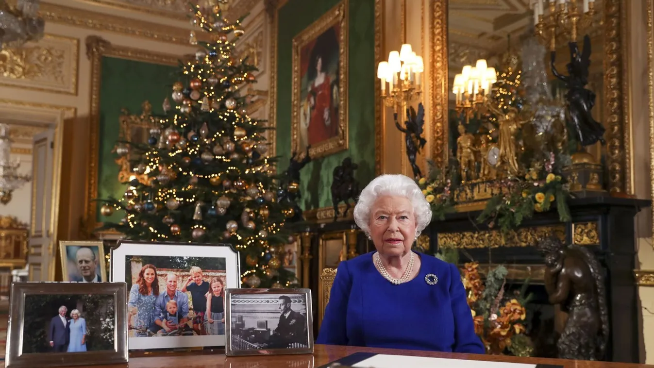 The Queen records her annual Christmas broadcast