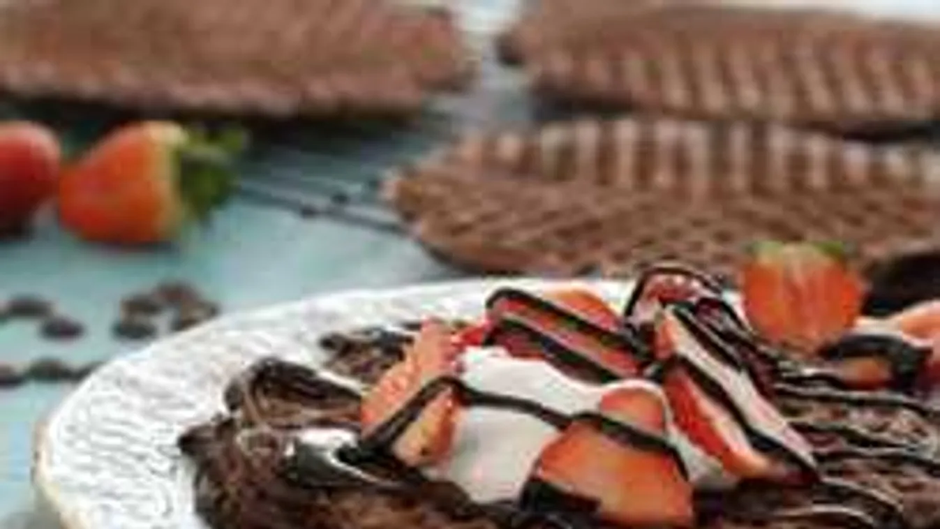 Ez a duplacsokis gofri lett a gyerekek kedvence