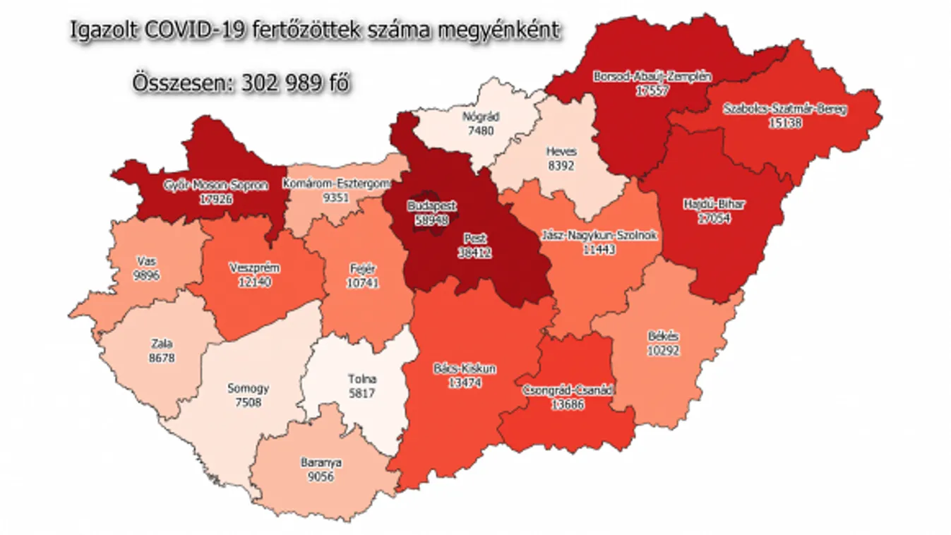 2967 fővel emelkedett a beazonosított fertőzöttek száma és elhunyt 185 beteg