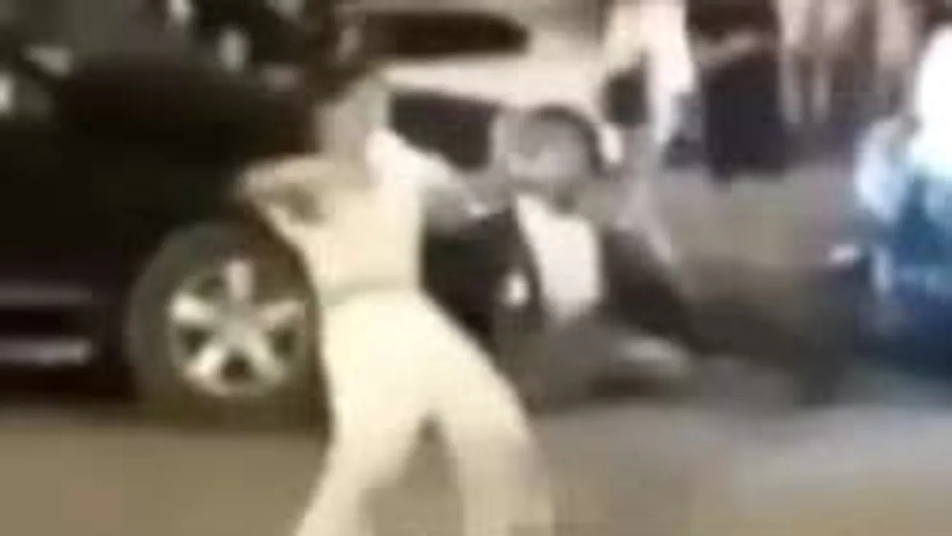 Durva videó: Vidáman táncolt áldozata teste felett a gázoló