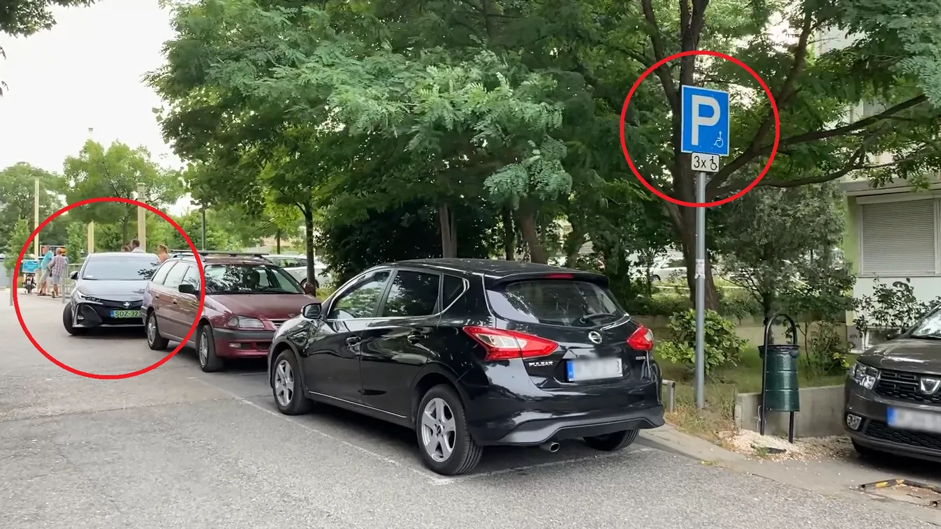 Mozgáskorlátozottak helyén, tilosban parkolt Karácsony Gergely szolgálati autója