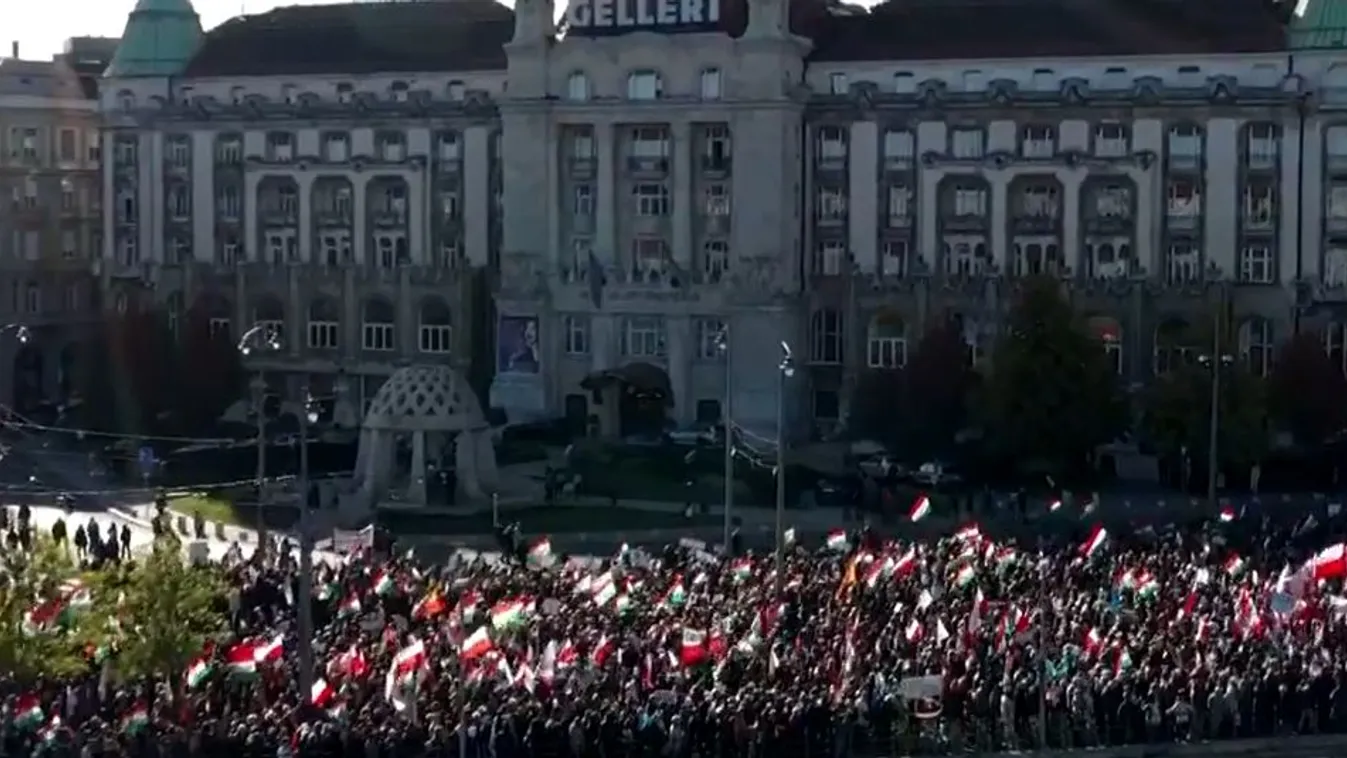 A Békemenet eleje már az Astorián tart, a vége még nem tudott mozdulni a Műegyetem elől