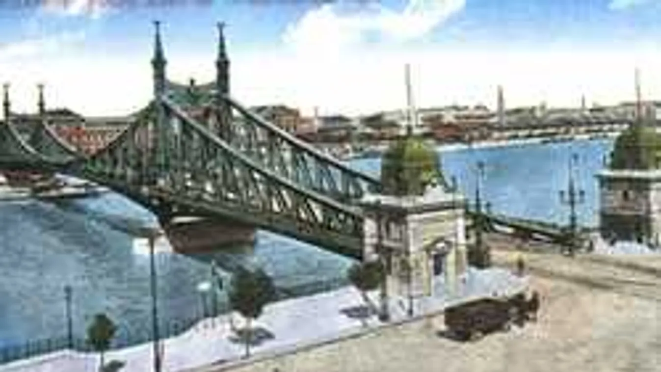72 év után újra látszanak a régi Ferenc József híd roncsai a Dunában