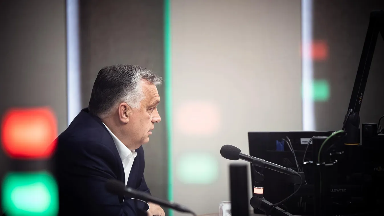 Orbán Viktor a Kossuth Rádióban adott interjút