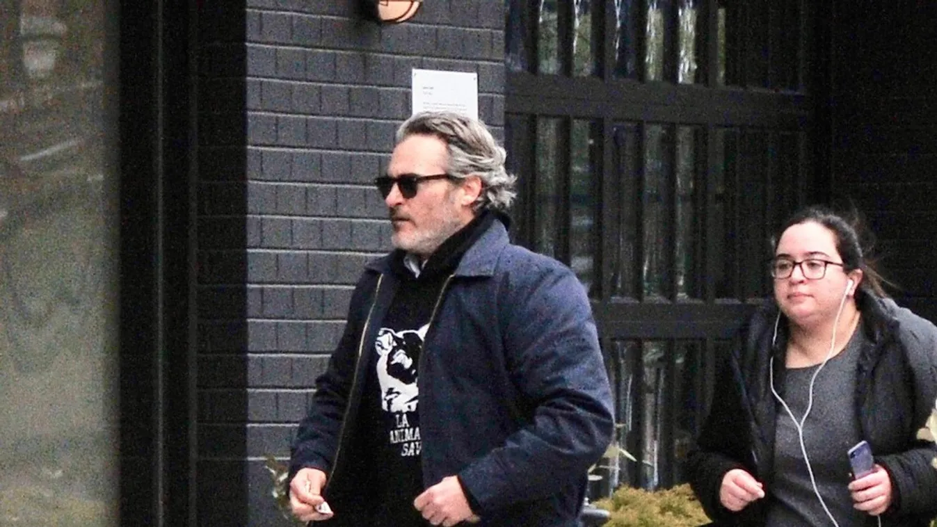 Joaquin Phoenix Heads Out to Lunch With Friends in Washington, D.C.