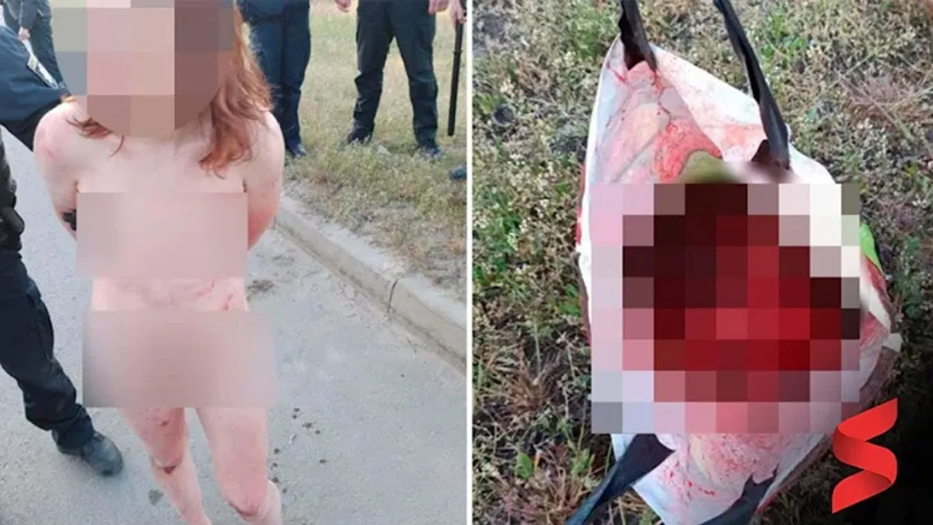 Lánya levágott fejével meztelenül sétált egy nő az utcán – videó